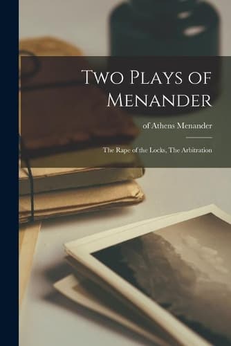 Cover of Two Plays of Menander