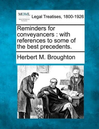 Cover of Reminders for Conveyancers