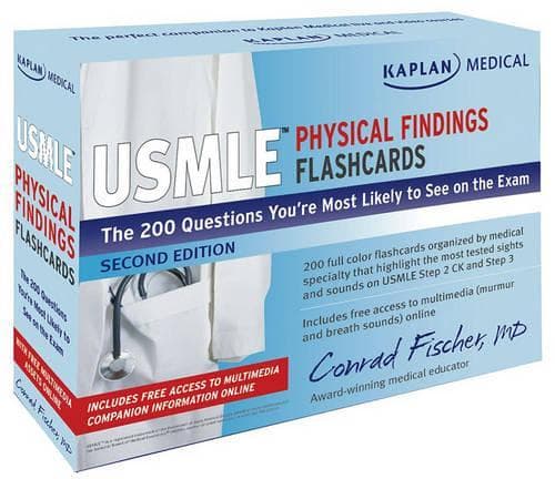 Cover of Kaplan Medical USMLE Physical Findings Flashcards
