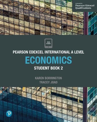 Cover of Pearson Edexcel International A Level Economics Student Book