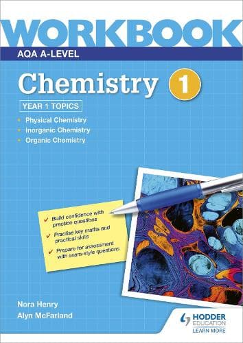 Cover of AQA A-level Chemistry Workbook 1