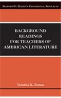 Cover of Background Readings for Teachers of American Literature