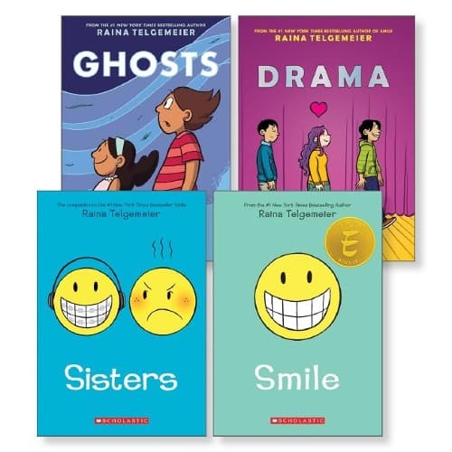Cover of Raina Telgemeier 4book Boxed Set