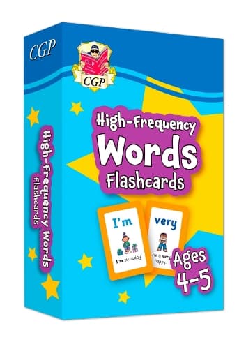 Cover of High-Frequency Words Flashcards for Ages 4-5 (Reception): (CGP Reception Activity Books and Cards)