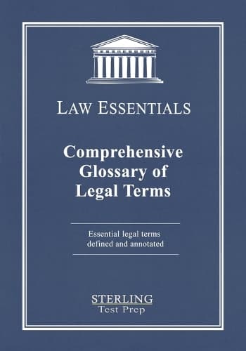 Cover of Comprehensive Glossary of Legal Terms, Law Essentials