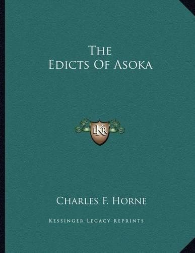 Cover of The Edicts Of Asoka