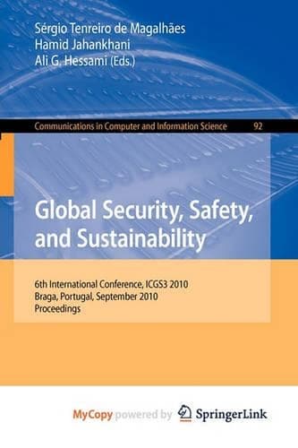Cover of Global Security, Safety, and Sustainability