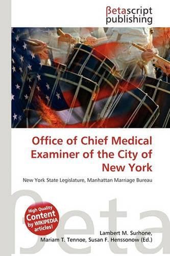 Cover of Office of Chief Medical Examiner of the City of New York