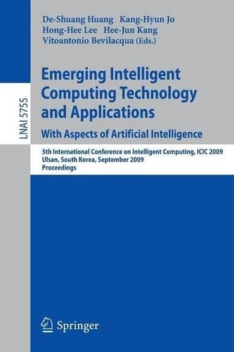 Cover of Emerging Intelligent Computing Technology and Applications. With Aspects of Artificial Intelligence