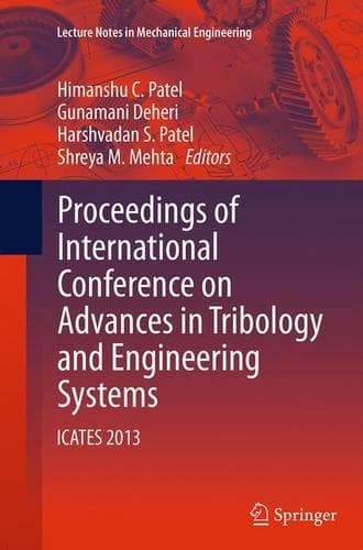 Cover of Proceedings of International Conference on Advances in Tribology and Engineering Systems