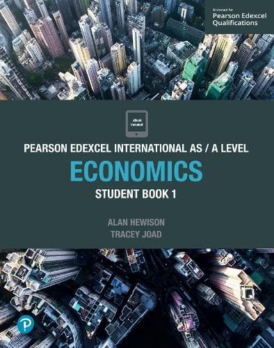 Cover of Pearson Edexcel International AS Level Economics Student Book