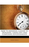 Cover of How to Advertise