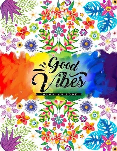 Cover of Good Vibes Coloring Book