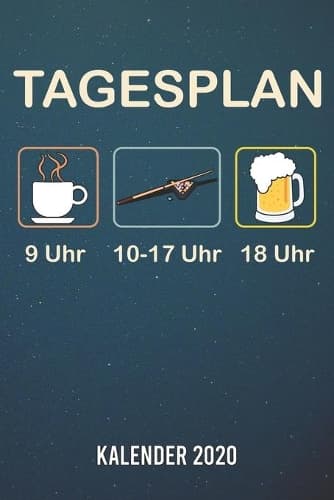 Cover of Tagesplan Billard Kalender 2020