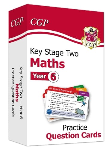 Cover of KS2 Maths Year 6 Practice Question Cards