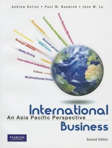 Cover of International Business: An Asia Pacific Perspective: An Asia Pacific Perspective