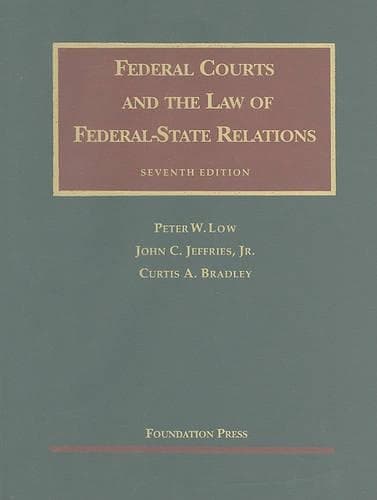 Cover of Federal Courts and the Law of Federal-State Relations