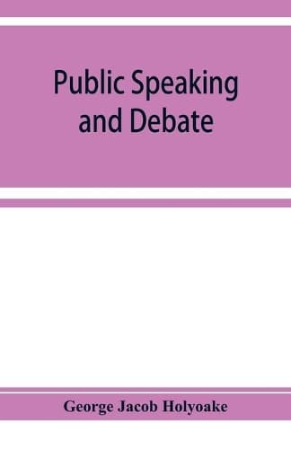 Cover of Public speaking and debate