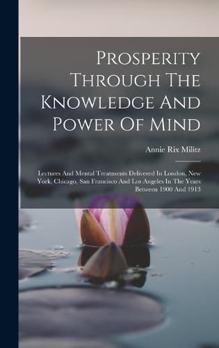 Cover of Prosperity Through The Knowledge And Power Of Mind
