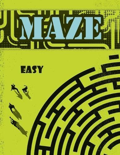 Cover of Maze Book for Kids