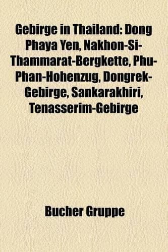 Cover of Gebirge in Thailand