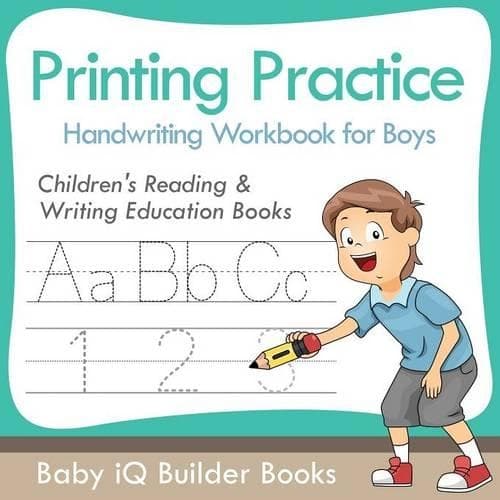 Cover of Printing Practice Handwriting Workbook for Boys