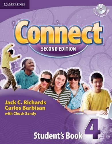 Cover of Connect 4 Student's Book with Self-study Audio CD