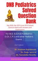 Cover of DNB Paediatrics Solved Question Bank [Paperback] Dr.Prashant Rajebhosale; Dr.Pooja Agrawal and Dr.Narasimha Moorthy