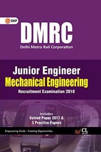 Cover of DMRC Junior Engineer Mechanical Engineering Recruitment Examination 2018