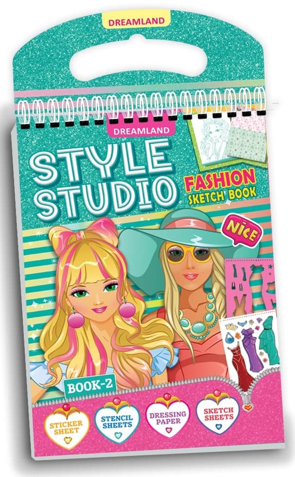 Cover of Style Studio Fashion Sketch Book Green