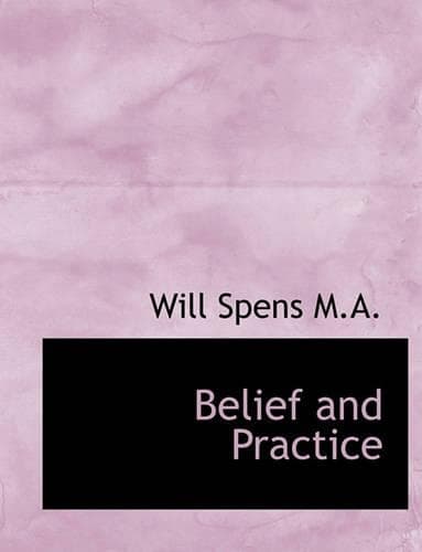 Cover of Belief and Practice