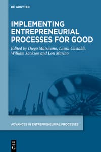 Cover of Implementing Entrepreneurial Processes for Good