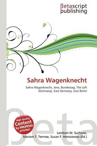 Cover of Sahra Wagenknecht