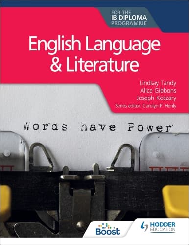 Cover of English Language and Literature for the IB Diploma