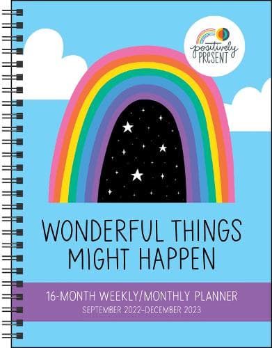 Cover of Positively Present 16-Month 2022-2023 Monthly/Weekly Planner Calendar