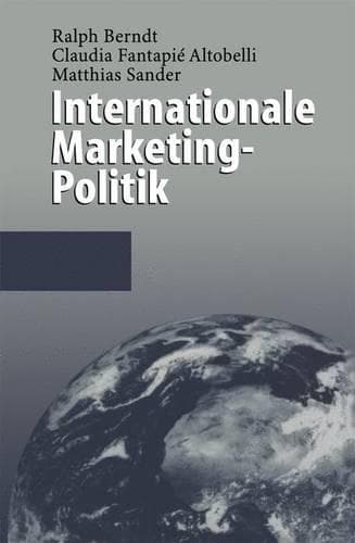 Cover of Internationale Marketing-Politik