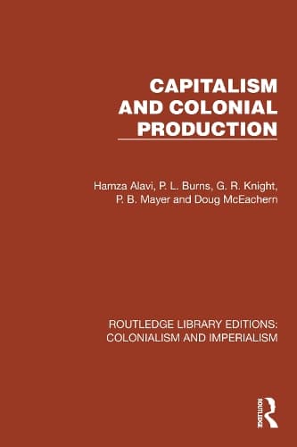 Cover of Capitalism and Colonial Production
