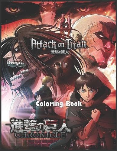 Cover of Attack On Titan Coloring Book