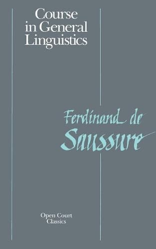 Cover of Course in General Linguistics