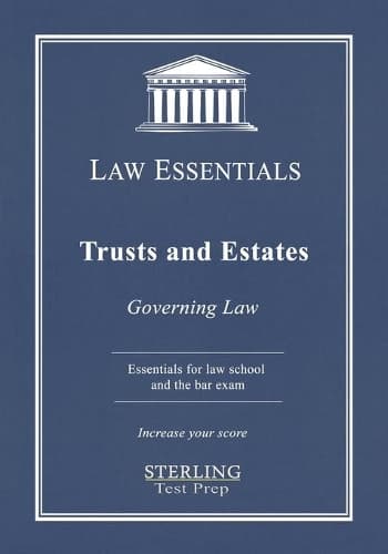 Cover of Trusts and Estates, Law Essentials