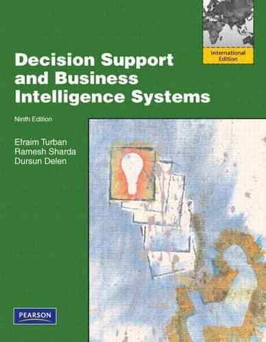 Cover of Decision Support and Business Intelligence Systems