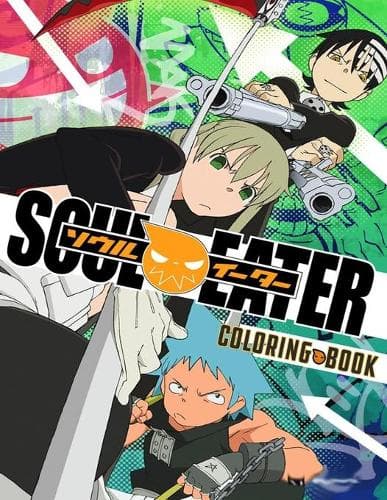 Cover of Soul Eater Coloring Book