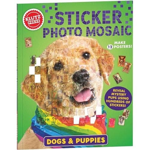 Cover of Sticker Photo Mosaic: Dogs & Puppies
