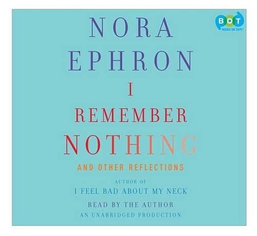 Cover of I Remember Nothing