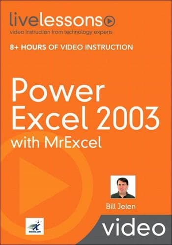 Cover of Power Excel 2003 with MrExcel LiveLessons (Video Training)