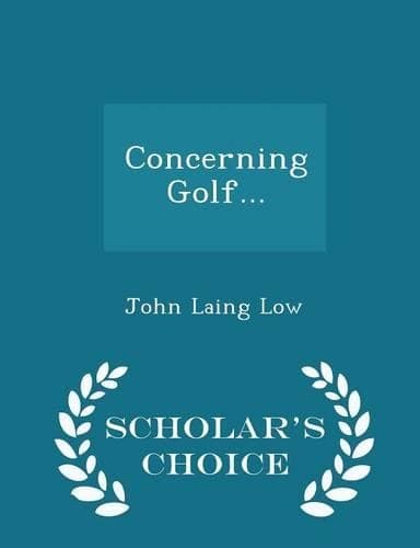 Cover of Concerning Golf... - Scholar's Choice Edition