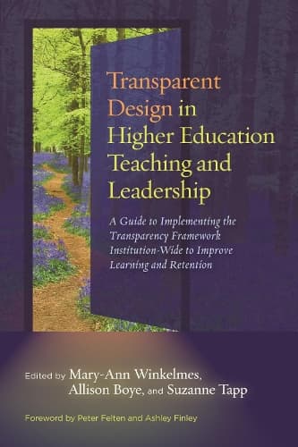 Cover of Transparent Design in Higher Education Teaching and Leadership