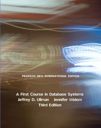 Cover of First Course in Database Systems, A