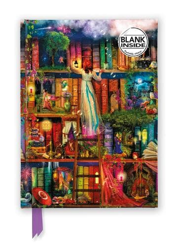 Cover of Aimee Stewart: Treasure Hunt Bookshelves (Foiled Blank Journal)