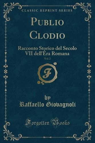 Cover of Publio Clodio, Vol. 2